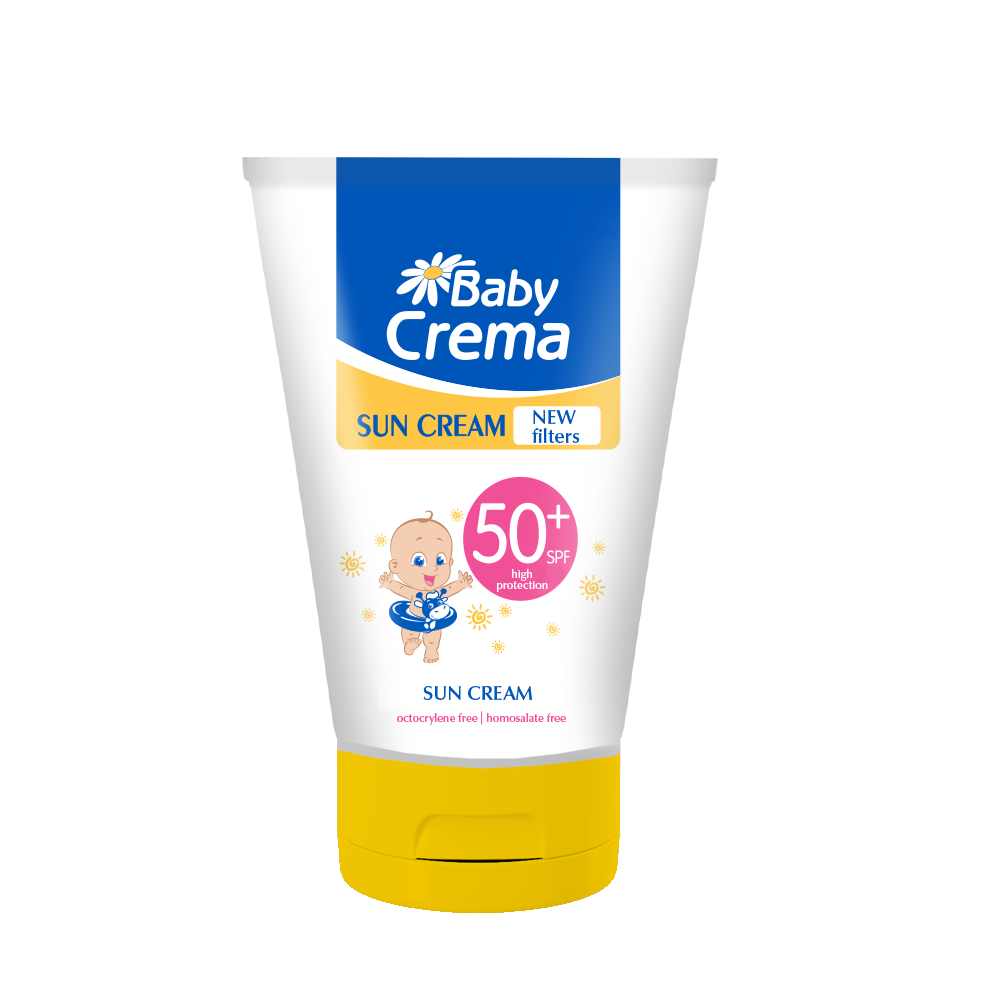 BABY CREMA SUN CREAM SPF50+ слънцезащитен крем за деца 100 мл - Слънцезащита за бебета и деца