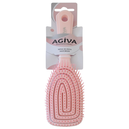 AGIVA PRO четка за коса, розова 18221SC-P