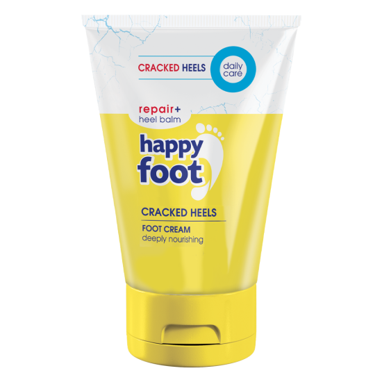 HAPPY FOOT изглаждащ крем с урея 10% при напукани пети 100 мл