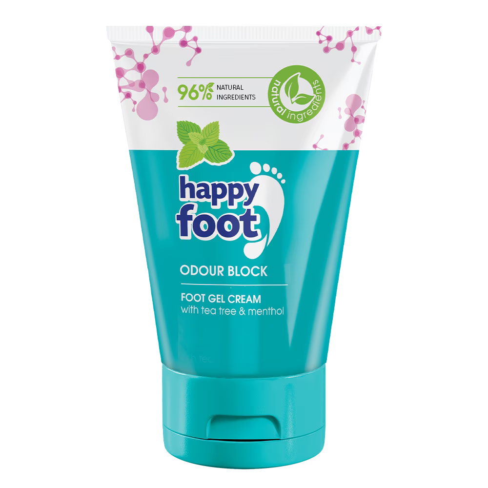 HAPPY FOOT натурален део крем за крака при миризми 100 мл - Грижа за крака, пети и стъпала