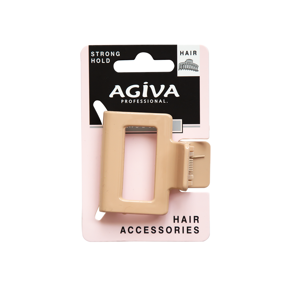 АГИВА PRO шнола за коса 5.5 см бежава PC-5502 - Грижа за косата
