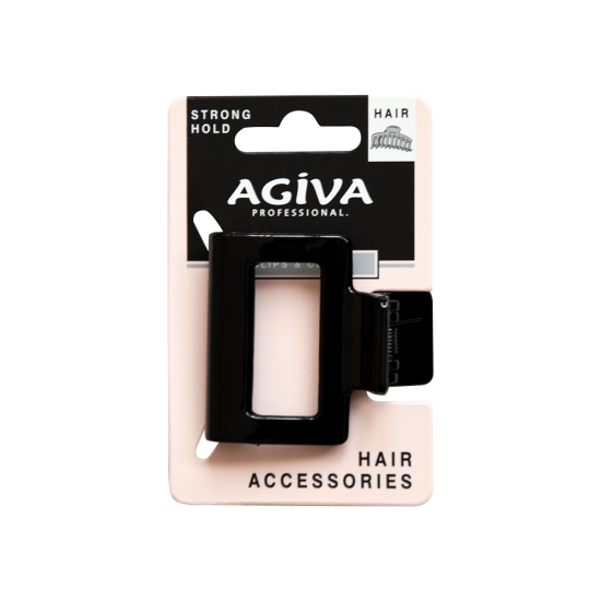 AGIVA PRO шнола за коса 5.5 см черна PC-5501