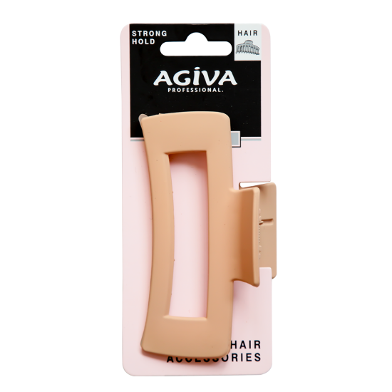 АГИВА PRO шнола за коса 10.5 см бежова PC-105B