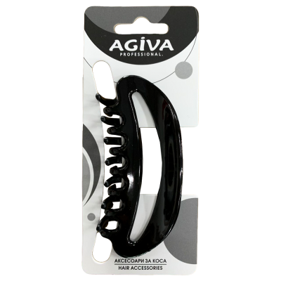 АГИВА PRO шнола за коса 10 см, черна HC-9126