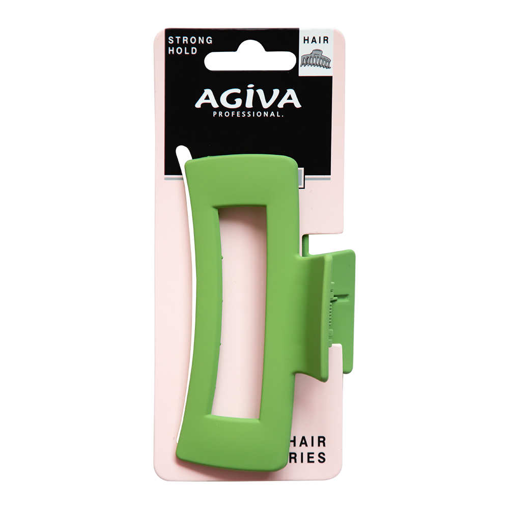 АГИВА PRO шнола за коса 10.5 см зелена PC-105C - Грижа за косата