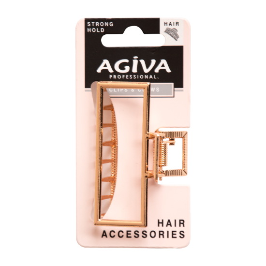 AGIVA PRO шнола за коса 7 см златна MC-7