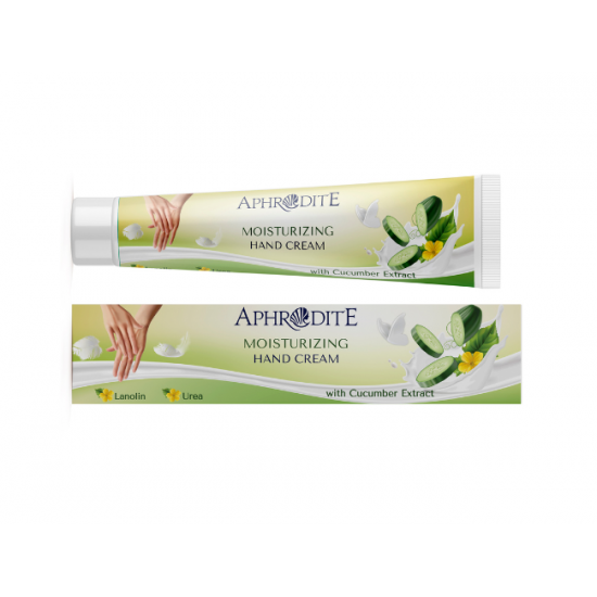 АФРОДИТА MOISTURIZING HAND CREAM овлажняващ крем за ръце с екстракт от краставица 45 мл