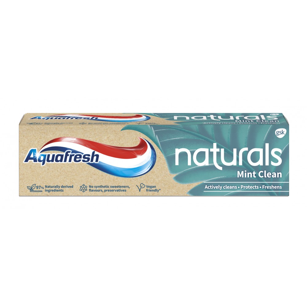 АКВАФРЕШ паста за зъби NATURALS MINT CLEAN 75 мл - Орална хигиена