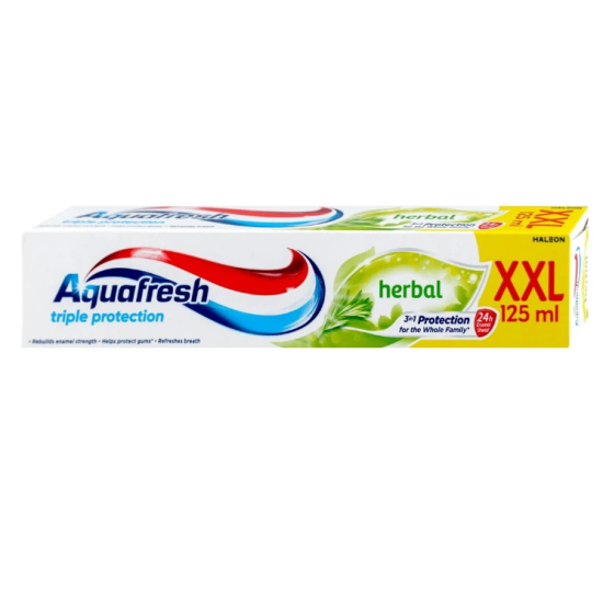 АКВАФРЕШ паста за зъби HERBAL 125 мл