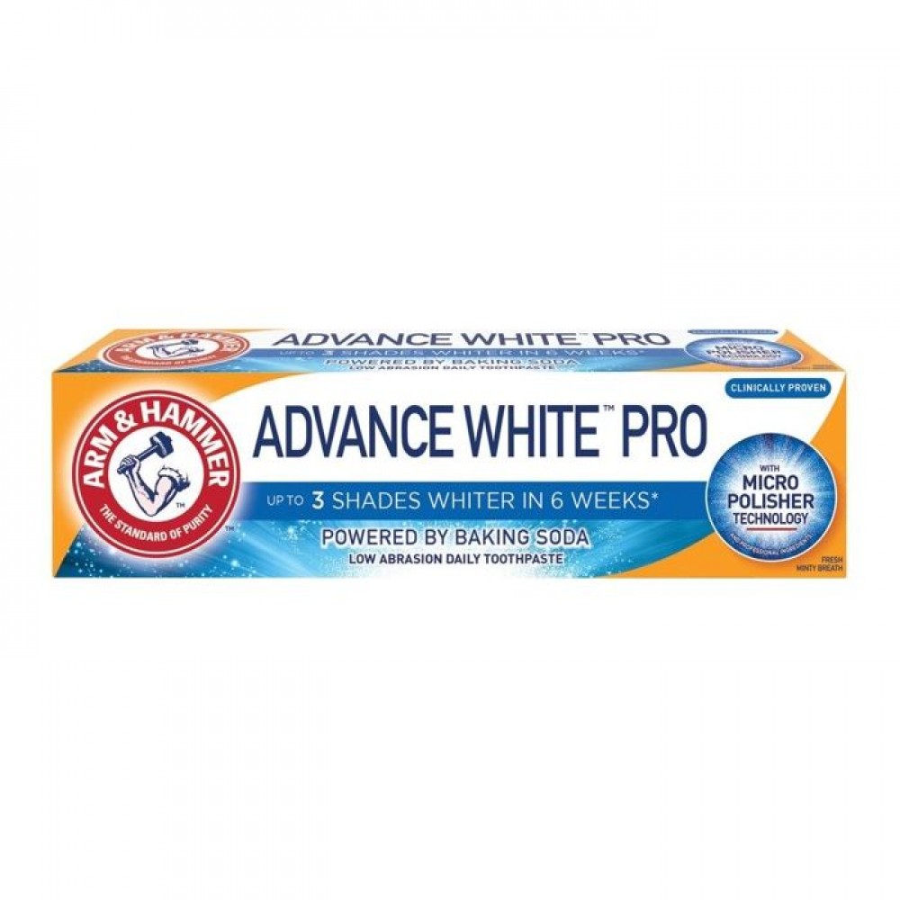 ARM & HAMMER ADVANCE WHITE PRO избелваща паста за зъби 75 мл - Орална хигиена