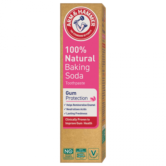ARM & HAMMER GUM PROTECTION паста за защита на венците със 100% натурална сода бикарбонат 75 мл