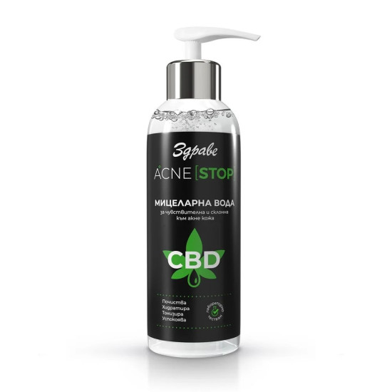 ᐉ ЗДРАВЕ АКНЕ СТОП CBD мицеларна вода 500 мл