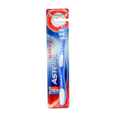 АСТЕРА четка за зъби ACTIVE 3 MEDIUM