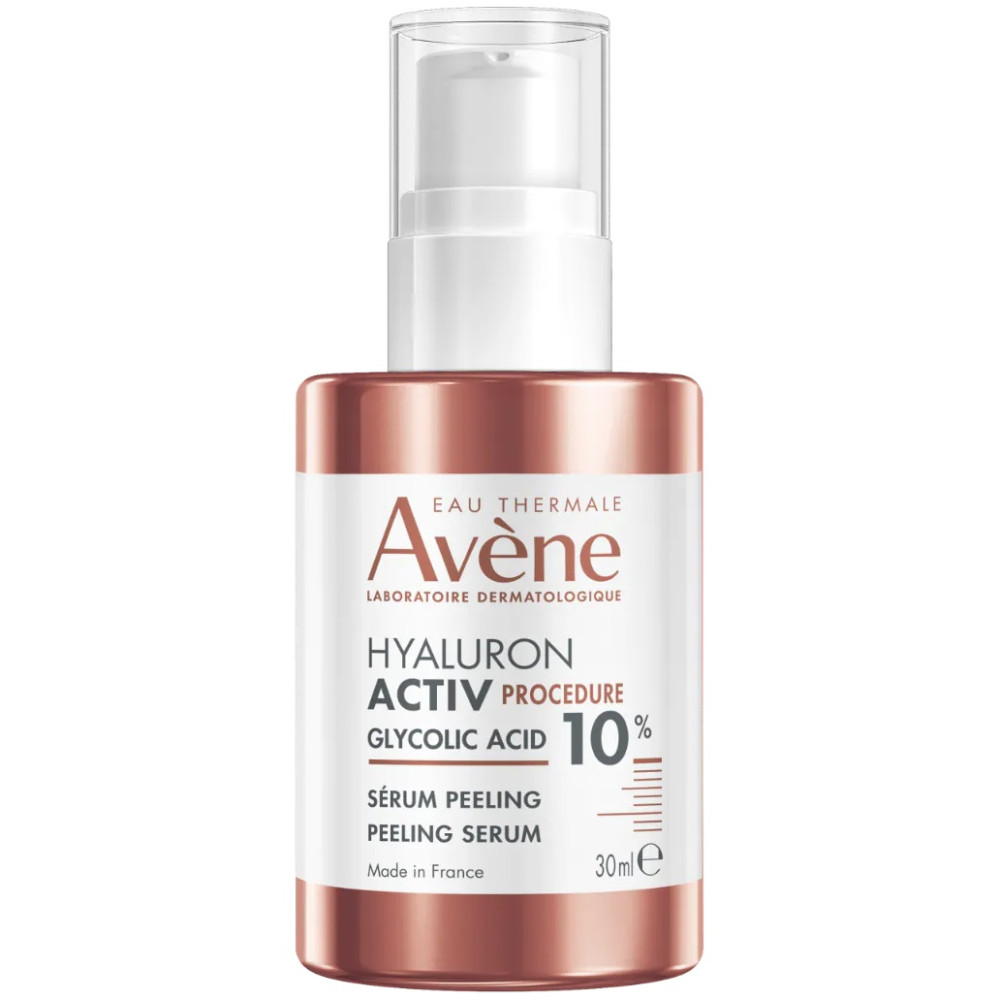 AVENE HYALURON ACTIV PROCEDURE GLYCOLIC ACID 10% PEELING SERUM пилинг серум за лице с 10% гликолова киселина 30мл - Грижа за лицето