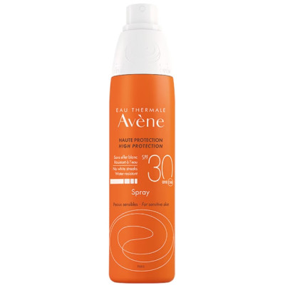 AVENE SUN SPF30 SPRAY слънцезащитен спрей за възрастни за лице и тяло за чувствителна кожа 200 мл