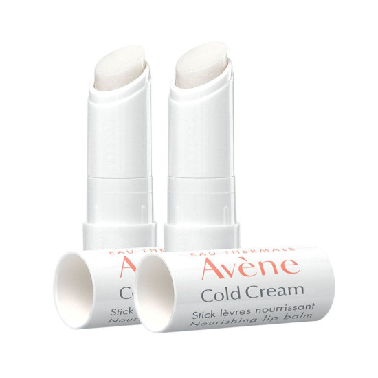 AVENE COLD CREAM NUTRITION DUO КОМПЛЕКТ подхранващ стик за напукани устни 2 х 4 г