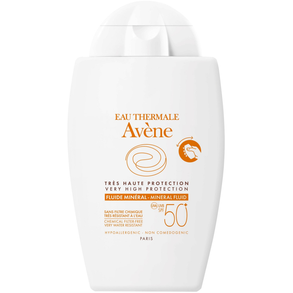 Avene Sun SPF50+ минерален слънцезащитен флуид за лице 40 мл - Avene Sun SPF50+ минерален слънцезащитен флуид за лице 40 мл -