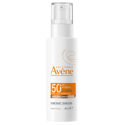 AVENE SUN EXPERT TINTED FLUIDE ANTI-PIGMENTATION SPF50+ тониран слънцезащитен флуид за лице против пигментации 40 мл