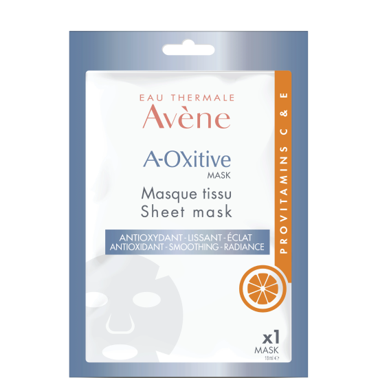 АВЕН A-OXITIVE SHEET MASK антиоксидантна озаряваща и изглаждаща маска 18 мл х 1 бр