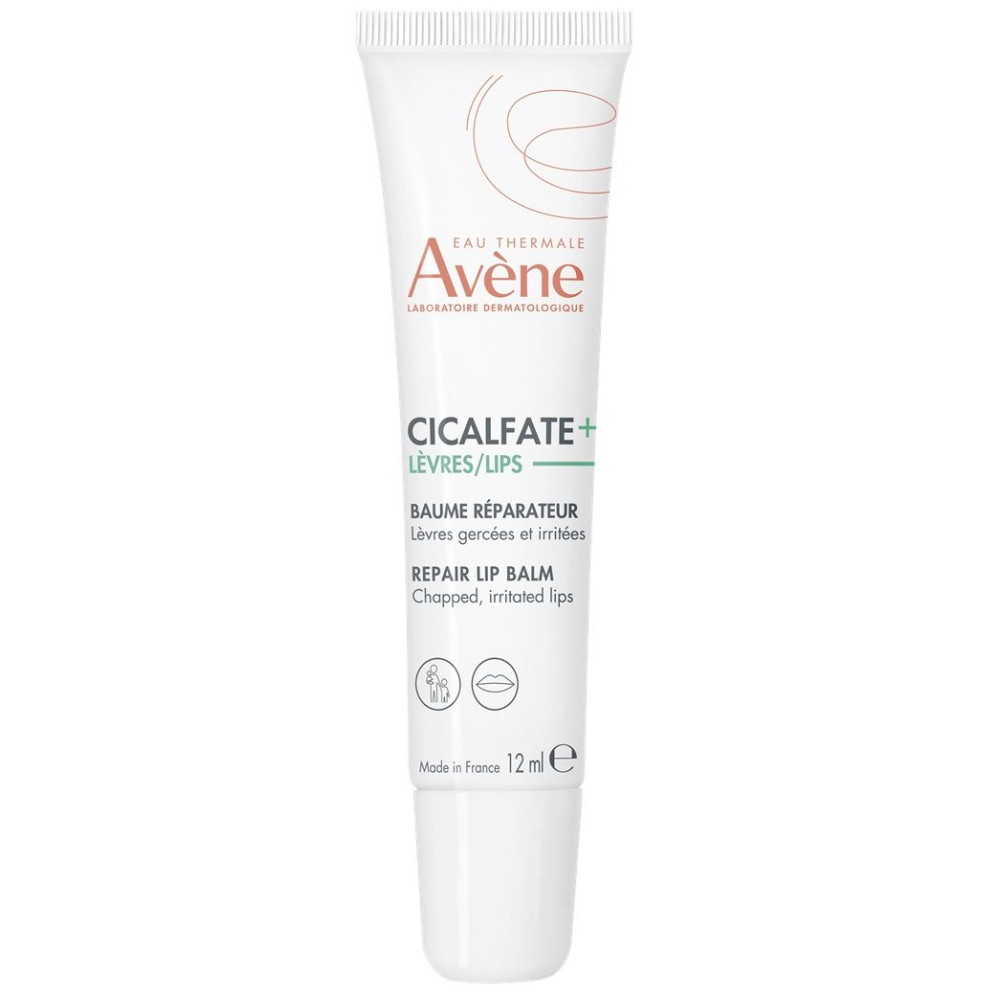 AVENE CICALFATE+ LIPS REPAIR LIP BALM възстановяващ балсам за напукани устни 12 мл - Грижа за устните