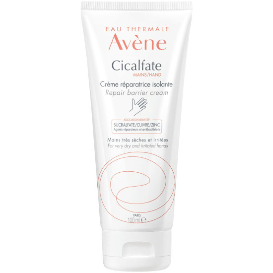 AVENE CICALFATE HAND REPAIR BARRIER CREAM възстановяващ бариерен крем за ръце за много суха раздразнена и уязвима кожа 100 мл