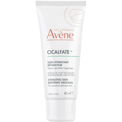 AVENE CICALFATE+ HYDRATING SKIN REPAIRING EMULSION хидратираща възстановяваща емулсия за лице и тяло за чувствителна кожа 40 мл