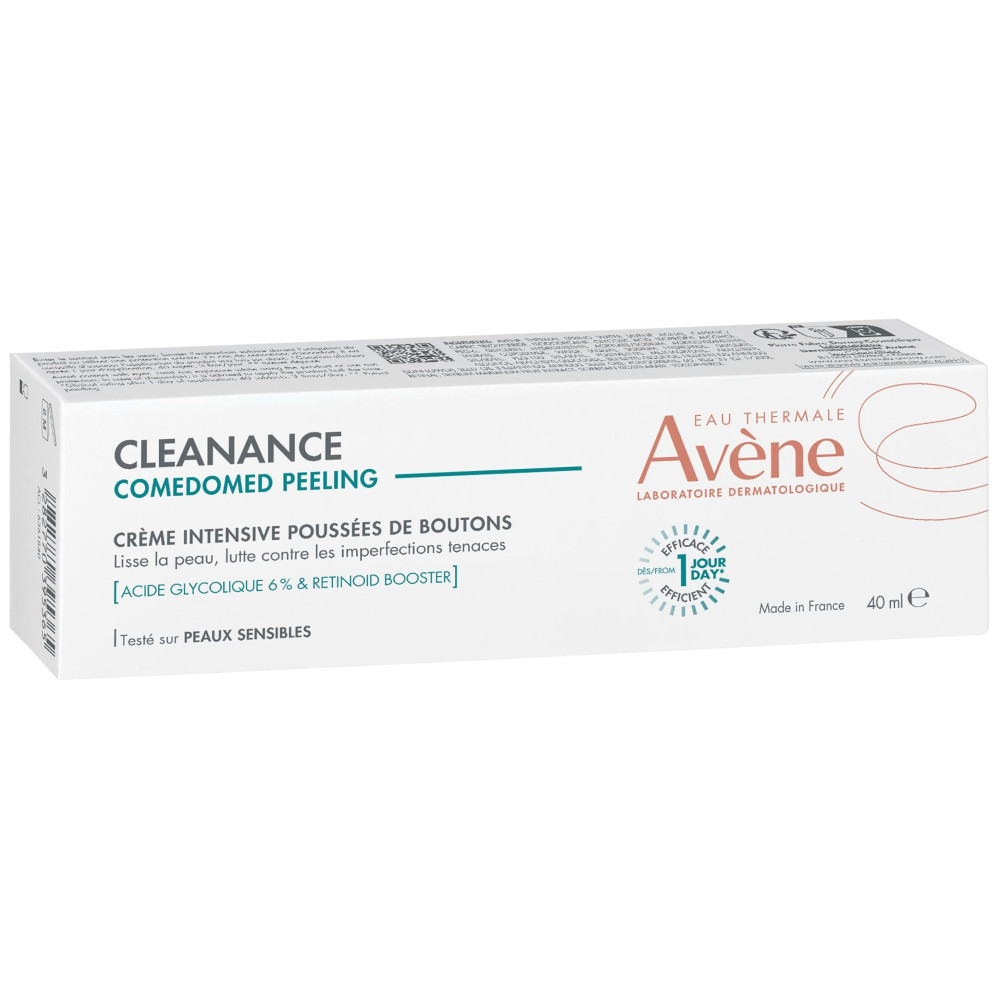 АВЕН CLEANANCE COMEDOMED PEELING INTENZIVE SPOT CREAM интензивен пилинг крем срещу несъвършенства за лице чувствителна кожа 40мл - Грижа за лицето