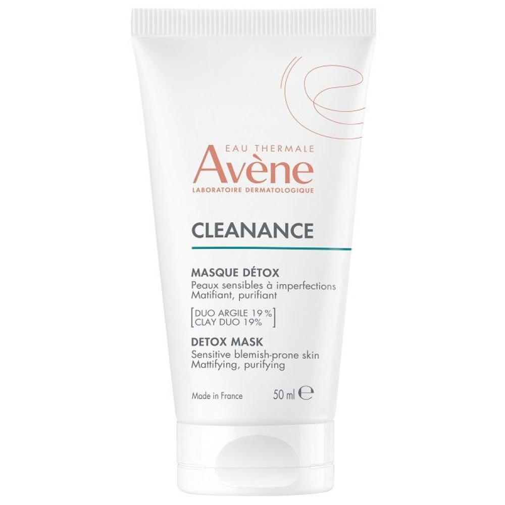 АВЕН CLEANANCE DETOX MASK детоксикираща маска за чувствителна кожа, склонна към несъвършенства 50 мл - Грижа за лицето