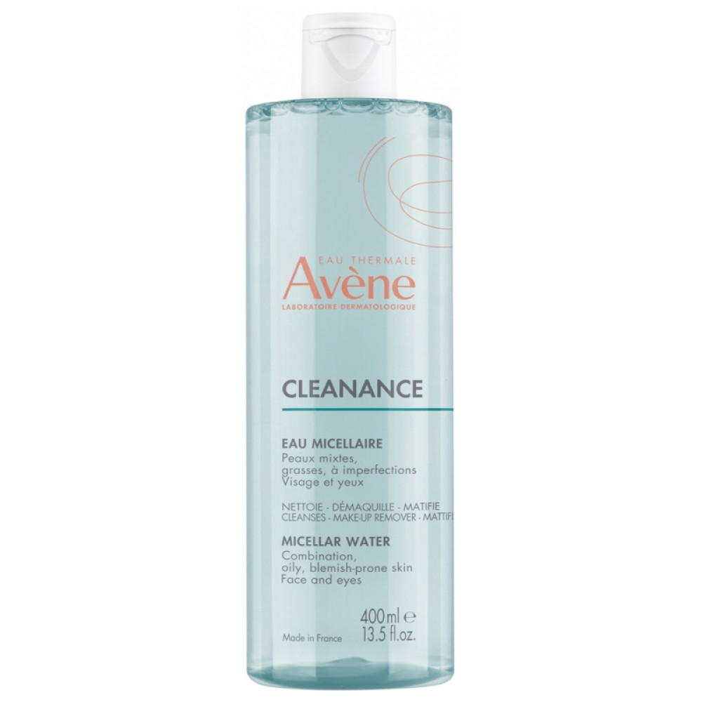 АВЕН EAU THERMALE CLEANANCE почистваща мицеларна вода за мазна кожа склонна към несъвършенства 400 мл - Грижа за лицето АВЕН EAU THERMALE CLEANANCE почистваща мицеларна вода за мазна кожа склонна към несъвършенства 400 мл - Грижа за лицето