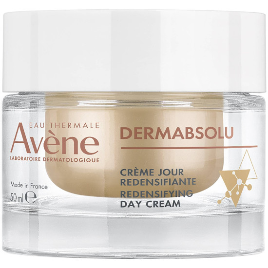 AVENE DERMABSOLU REDENSIFYING DAY CREAM уплътняващ анти-ейдж дневен крем за лице шия и деколте за чувствителна кожа 50 мл
