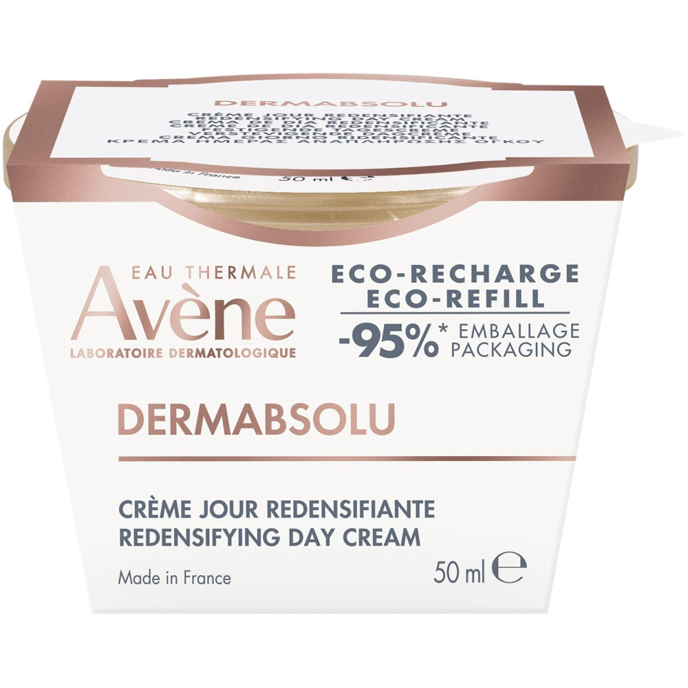 AVENE DERMABSOLU REDENSIFYING DAY CREAM ECO-REFILL уплътняващ анти-ейдж дневен крем за лице за чувствителна кожа 50 мл ПЪЛНИТЕЛ - Грижа за лицето