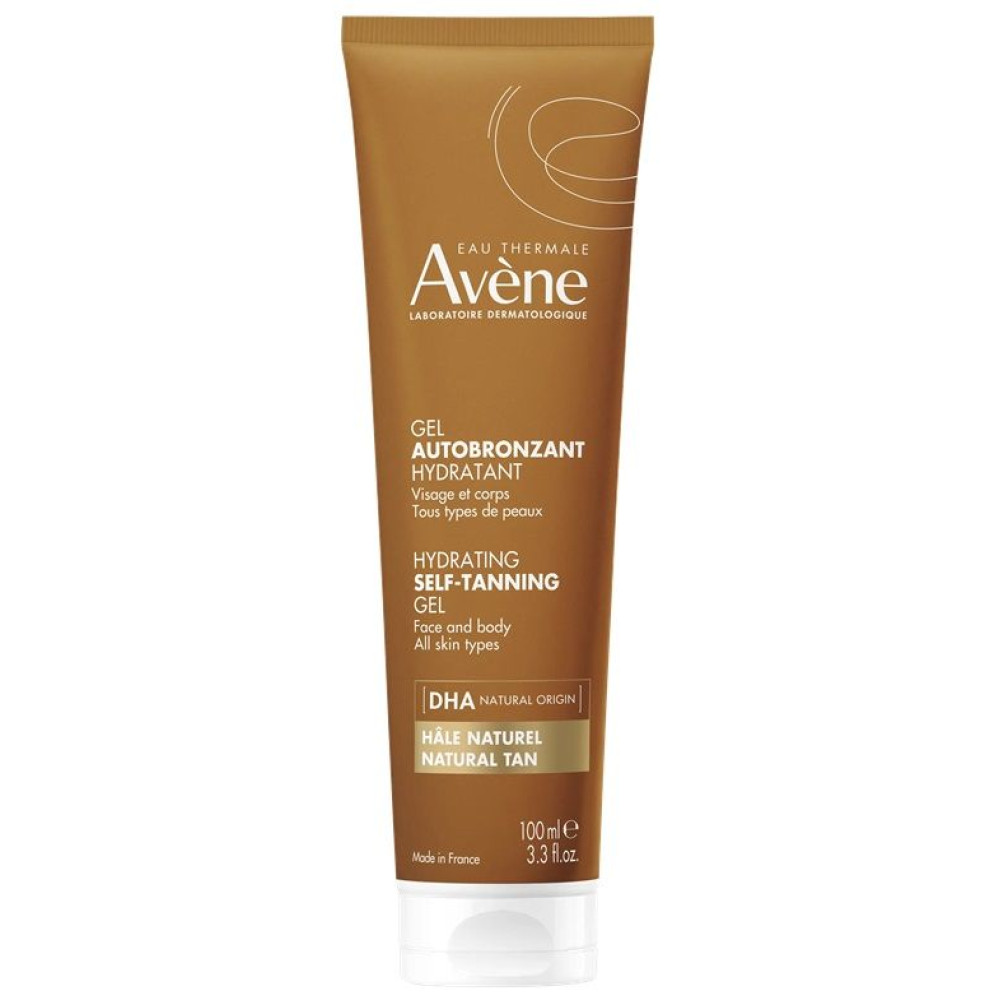AVENE SUN Gel Autobronzant Hydratant хидратиращ автобронзиращ гел за лице за чувствителна кожа 100 мл - Слънцезащита