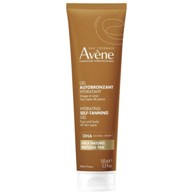 AVENE SUN Gel Autobronzant Hydratant хидратиращ автобронзиращ гел за лице за чувствителна кожа 100 мл