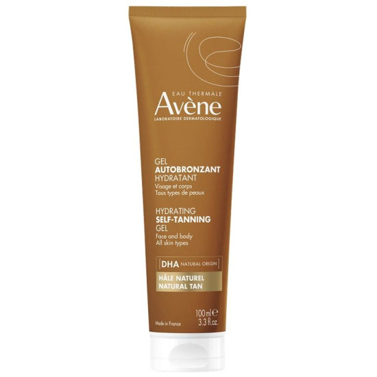 AVENE SUN Gel Autobronzant Hydratant хидратиращ автобронзиращ гел за лице за чувствителна кожа 100 мл