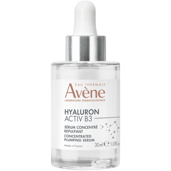 AVENE HYALURON ACTIV B3 CONCENTRATED PLUMPING SERUM серум за лице с изпълващо анти-ейдж действие за всеки тип кожа 30 мл