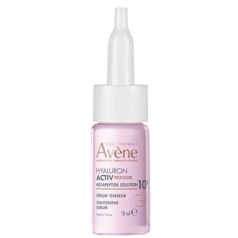 AVENE HYALURON ACTIV PROCEDURE 10% HEXAPEPTIDE SERUM уплътняващ серум за лице с 10% хексапептиден разтвор за всеки тип кожа 18мл - Грижа за лицето