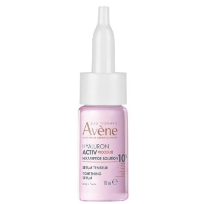AVENE HYALURON ACTIV PROCEDURE 10% HEXAPEPTIDE SERUM уплътняващ серум за лице с 10% хексапептиден разтвор за всеки тип кожа 18мл