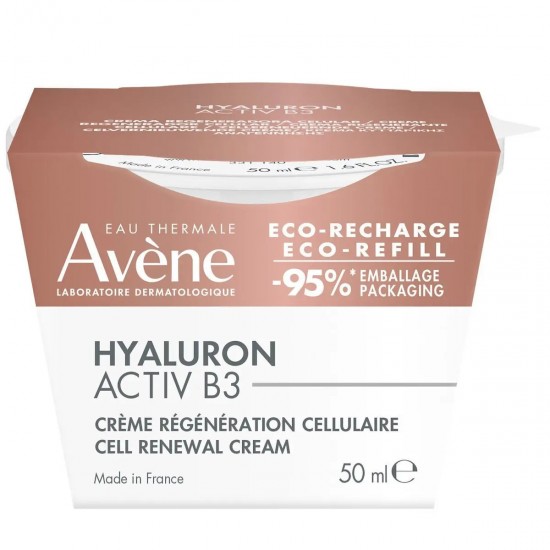 AVENE HYALURON ACTIV B3 CELL RENEWAL CREAM ЕCО-REFILL регенериращ крем против бръчки за лице 50 мл ПЪЛНИТЕЛ