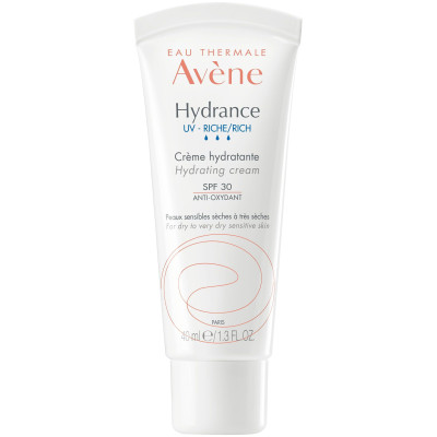 AVENE HYDRANCE RICH SPF30 богат хидратиращ крем за лице за суха към много суха чувствителна кожа 40 мл