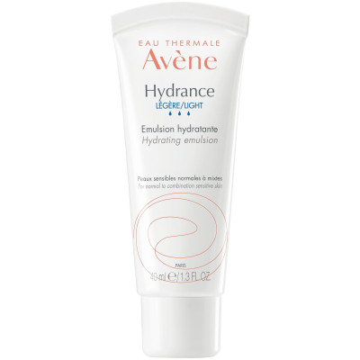 AVENE HYDRANCE LIGHT EMULSION лека хидратираща емулсия за лице за всички типове дехидратирана чувствителна кожа 40 мл