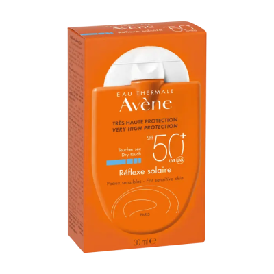 АВЕН REFLEXE SOLAIRE SPF50+ ултра водоустойчив флуид с много висока защита за бебета, деца и възрастни 30 мл