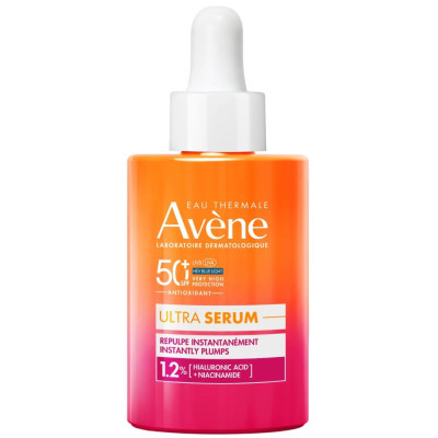 AVENE SUN SPF50+ Ultra Serum Instantly Plumps ултра серум за мигновено изпълване за лице за чувствителна кожа 30 мл
