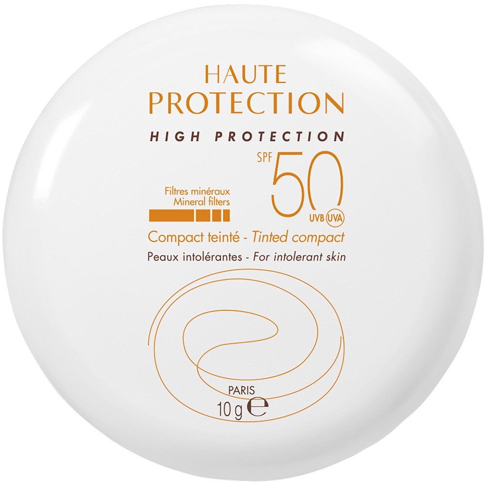 Avene Компактна крем-пудра за нетолерантна кожа, Мед SPF 50 10 грама - Слънцезащитни Продукти за Лице
