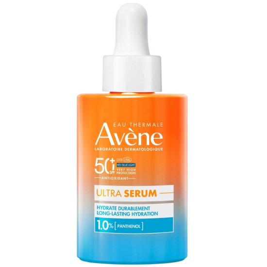 AVENE SUN SPF50+ Ultra Serum Long Lasting Hydration ултра серум за дълготрайна хидратация за лице за чувствителна кожа 30 мл