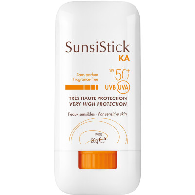 AVENE SUN SUNSISTICK KA SPF50+ слънцезащитен стик за чувствителна зони на лице и тяло 20 г