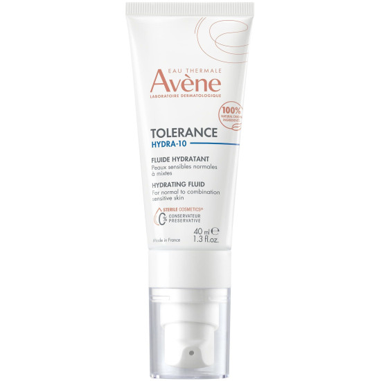 AVENE TOLERANCE HYDRA-10 хидратиращ флуид за лице за нормална към комбинирана чувствителна кожа 40 мл