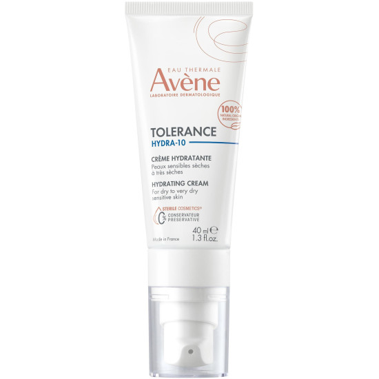 AVENE TOLERANCE HYDRA-10 хидратиращ крем за лице за суха и много суха чувствителна кожа 40 мл