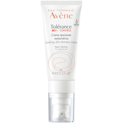 AVENE TOLERANCE CONTROL успокояващ крем за лице за свръхчувствителна реактивна нетолерантна или алергична кожа 40 мл