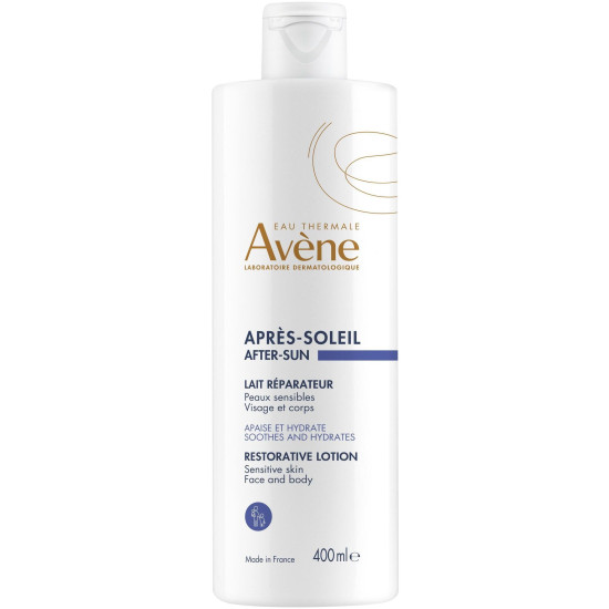 AVENE AFTER-SUN RESTORATIVE LOTION възстановяващ лосион след слънце за лице и тяло за чувствителна кожа 400 мл