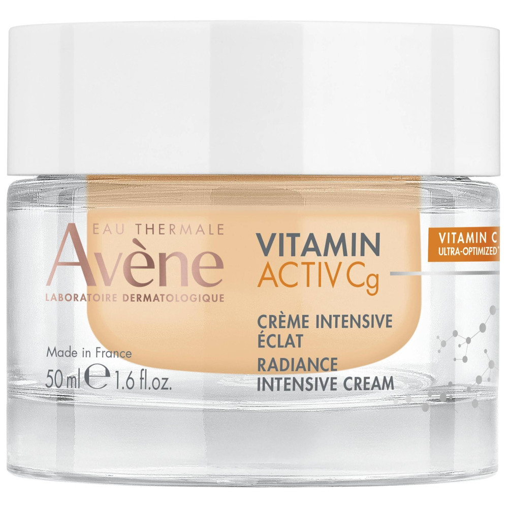 AVENE VITAMIN ACTIV Cg RADIANCE INTENSIVE CREAM интензивен озаряващ крем за лице против бръчки с Витамин Cg + Ниацинамид 50 мл